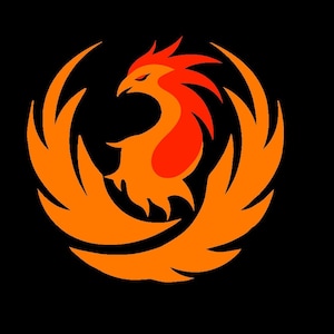 Phoenix digitale download - SVG, PNG, JPEG, DXF