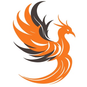 Phoenix digitale download - SVG, PNG, JPEG, DXF