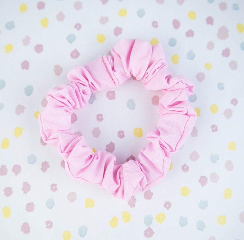 Retro scrunchies Two pack scrunchie set Floral scrunchies Groovy pink and orange scrunchie set XL scrunchies