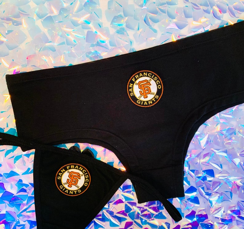 SAN FRANCISCO GIANTS Thong Panty Panties Underwear Undies Mlb Etsy