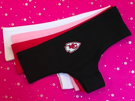 NFL KANSAS CITY CHIEFS PANTY THONG SMALL//MEDIUM ALL SIZES IN MY STORE
