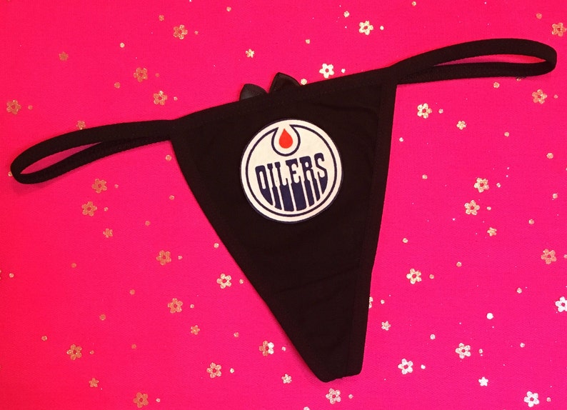 EDMONTON OILERS THONG Panty Panties Underwear Undies Nhl Etsy