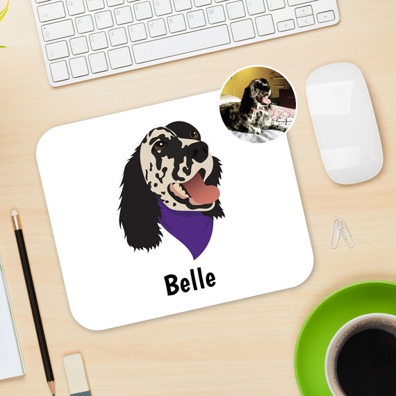 custom dog mouse pad