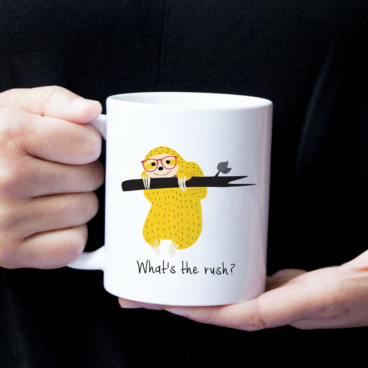 Personalized Sloth Mug Sloth Coffee Mug Sloth Mug Sloth Etsy