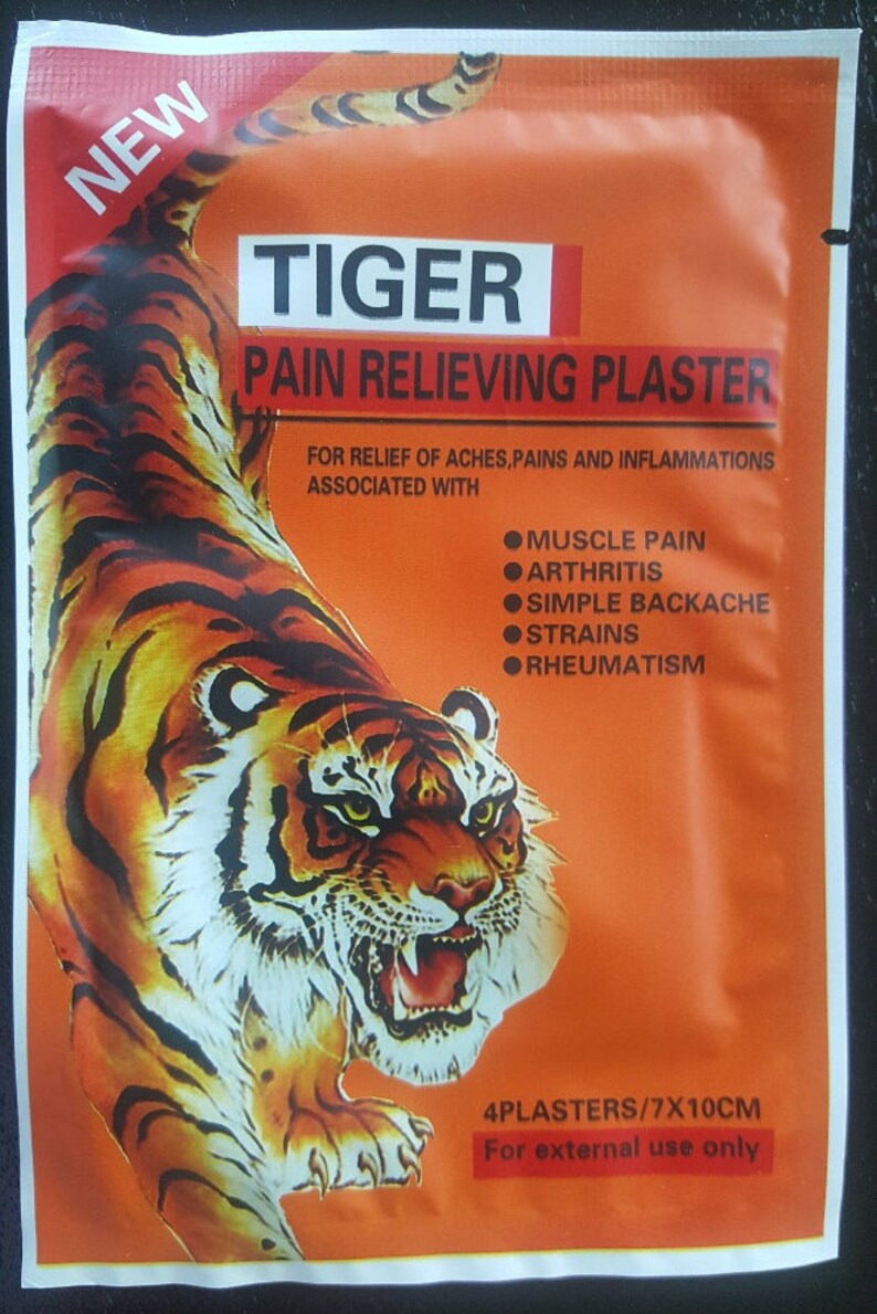 Tiger Balm Patches 4 large per pack | Etsy