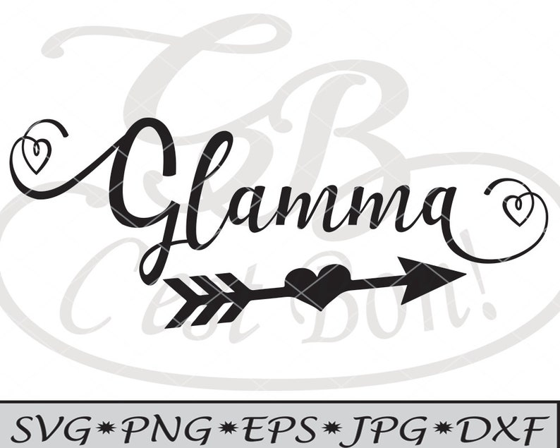 Download Glamma Glamorous Grandma SVG design vinyl cutting files | Etsy