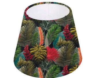 Fibre Naturelle Rainforest Toucan Style EMPIRE Lampshades / Pendant Shade / Table, Colourful Home Decor, Handmade in UK