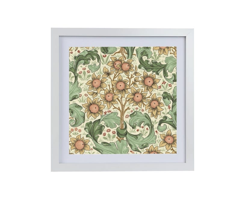 William Morris Framed Print, Shadow Box Picture, Fabric, Textiles Art, Vintage Wall Art, Floral, William Morris Wall Art, Housewarming Gift image 8