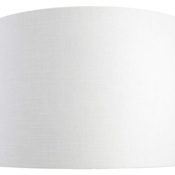 Leanne WHITE Linen Style Cylinder / Drum Lampshades / Pendant Shade / Table, Home Decor, Lighting Decoration, Made in UK