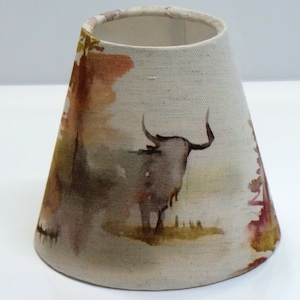 Handmade VOYAGE Maison Enchanted Forest / Moorland Stag CANDLE SHADE Small lamp shade, Nature Theme Natural Woodland Floral Home Decor Gift image 6