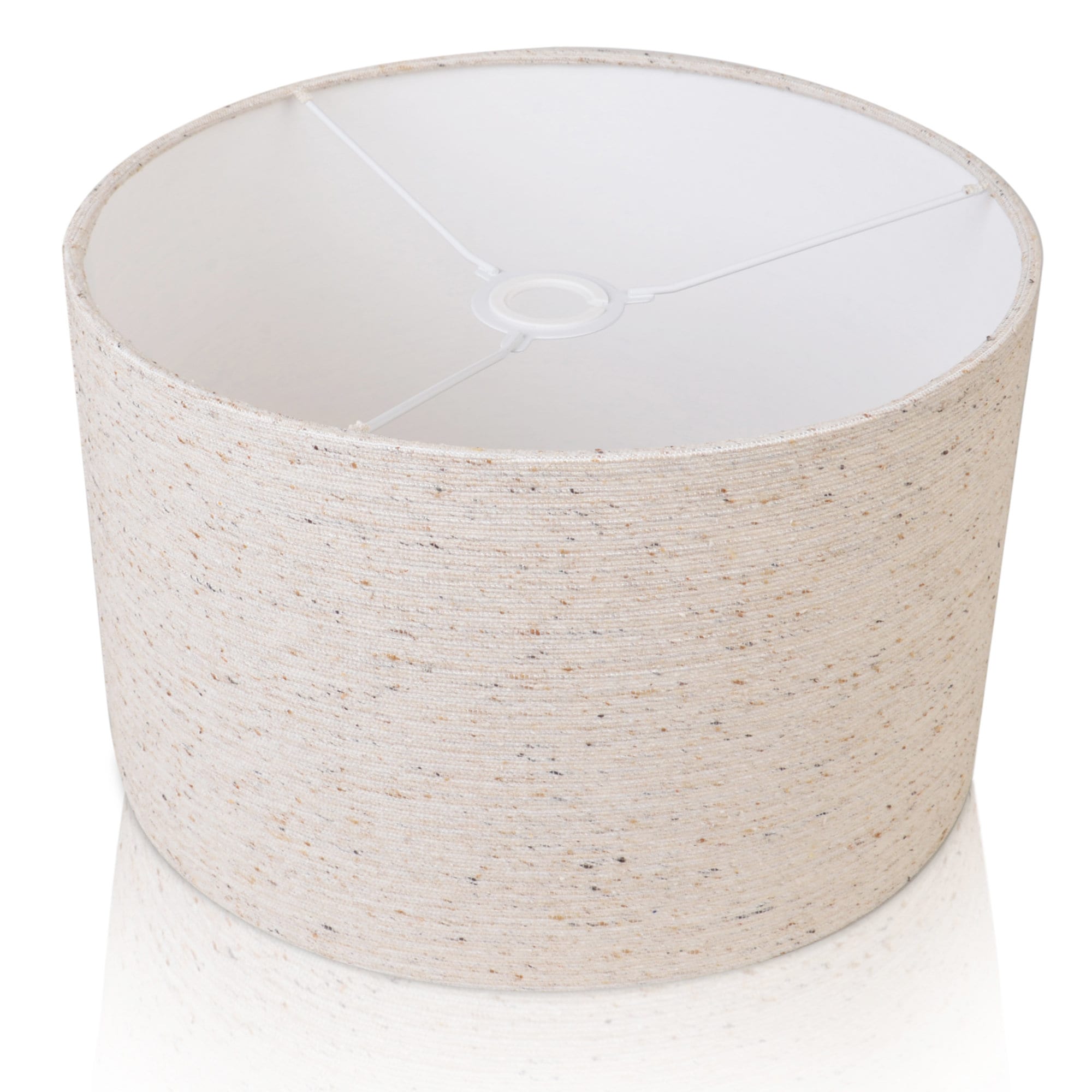 Eva Natural Linen Style Cylinder Drum Lampshade Recycled Eva Natural Linen Style Cylinder Drum, Natural Linen Drum Lamp Shade