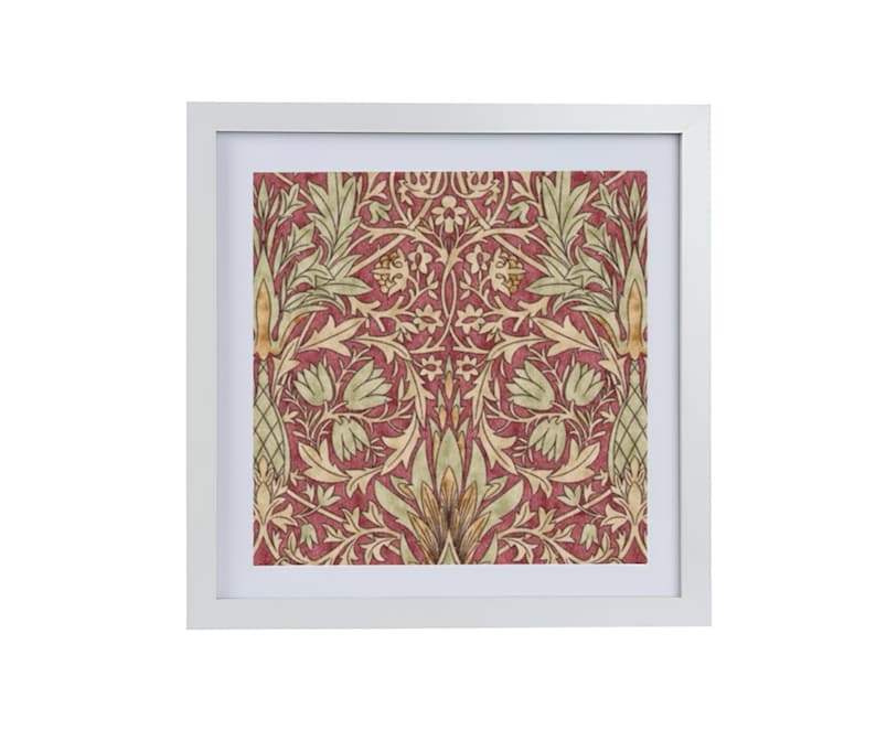 William Morris Framed Print, Shadow Box Picture, Fabric, Textiles Art, Vintage Wall Art, Floral, William Morris Wall Art, Housewarming Gift image 5