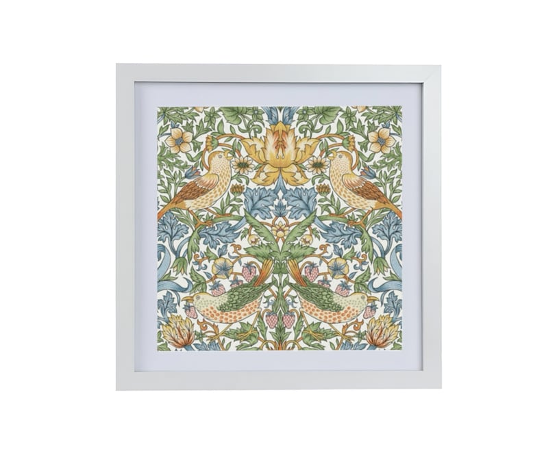 William Morris Framed Print, Shadow Box Picture, Fabric, Textiles Art, Vintage Wall Art, Floral, William Morris Wall Art, Housewarming Gift image 9