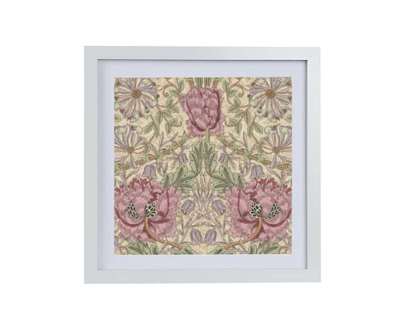 William Morris Framed Print, Shadow Box Picture, Fabric, Textiles Art, Vintage Wall Art, Floral, William Morris Wall Art, Housewarming Gift image 6