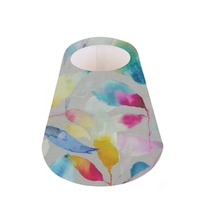 Handmade VOYAGE Lotus Stone Brympton CANDLE SHADE || Small lamp shade, Colourful Home Decor Gift, Small Light Shade, Made in Uk, Pink, Blue