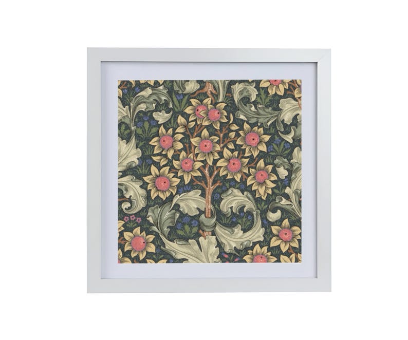 William Morris Framed Print, Shadow Box Picture, Fabric, Textiles Art, Vintage Wall Art, Floral, William Morris Wall Art, Housewarming Gift image 7