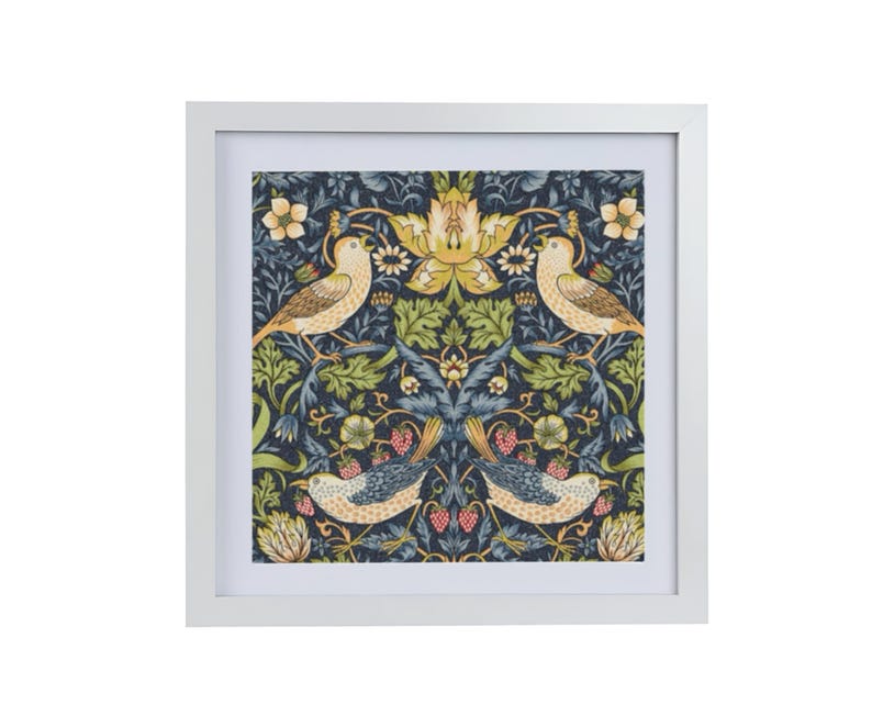 William Morris Framed Print, Shadow Box Picture, Fabric, Textiles Art, Vintage Wall Art, Floral, William Morris Wall Art, Housewarming Gift image 10