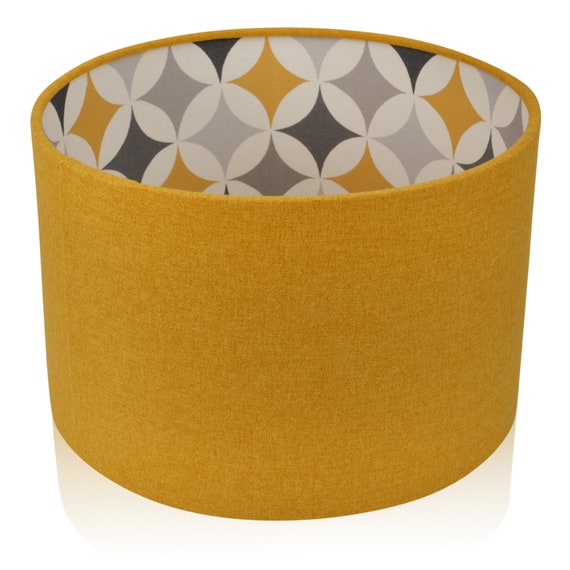 mustard coloured lamp shades