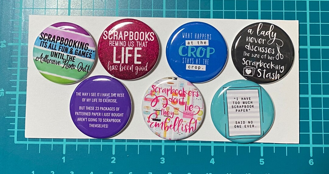 Set of SCRAPPY Pins. 1.25
