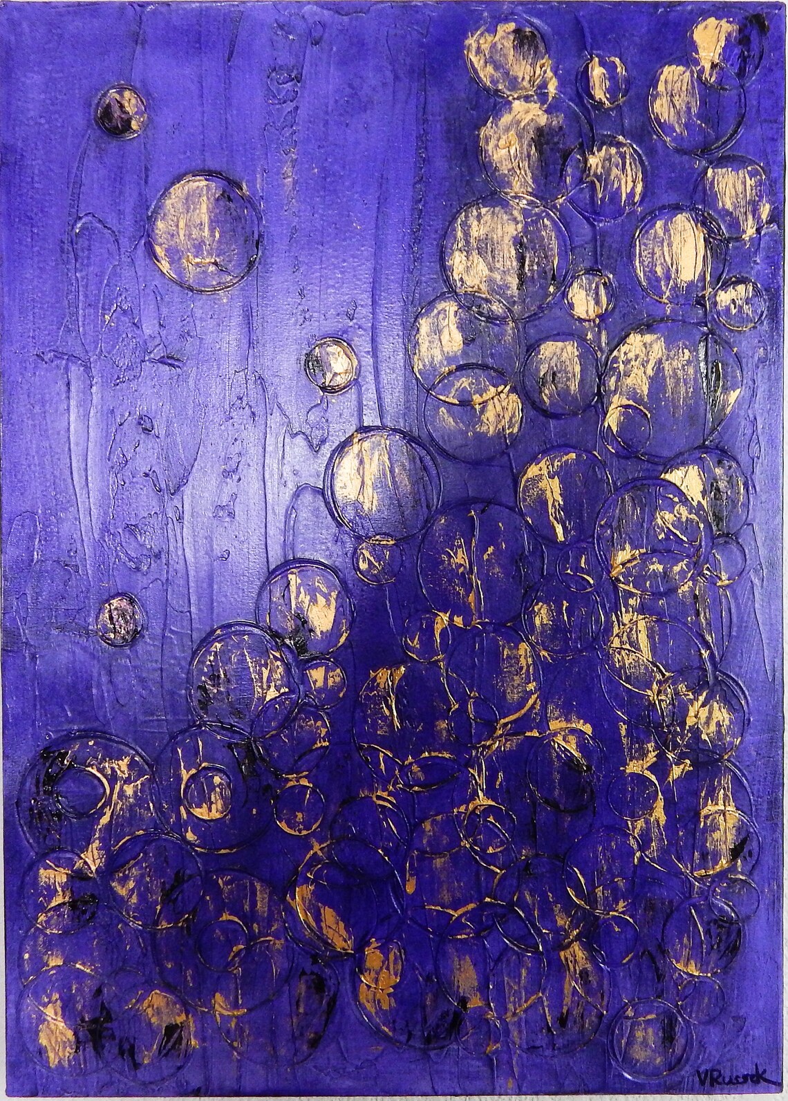 PROSPERITY Original Painting on Canvas Feng Shui Abstract Etsy