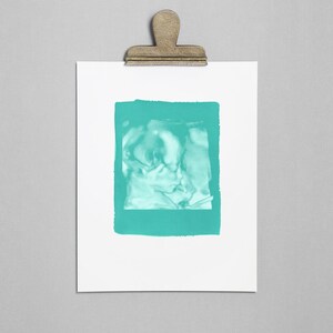 MINT Ultrasound, Sonogram, Physical 3D Cyanotype Print