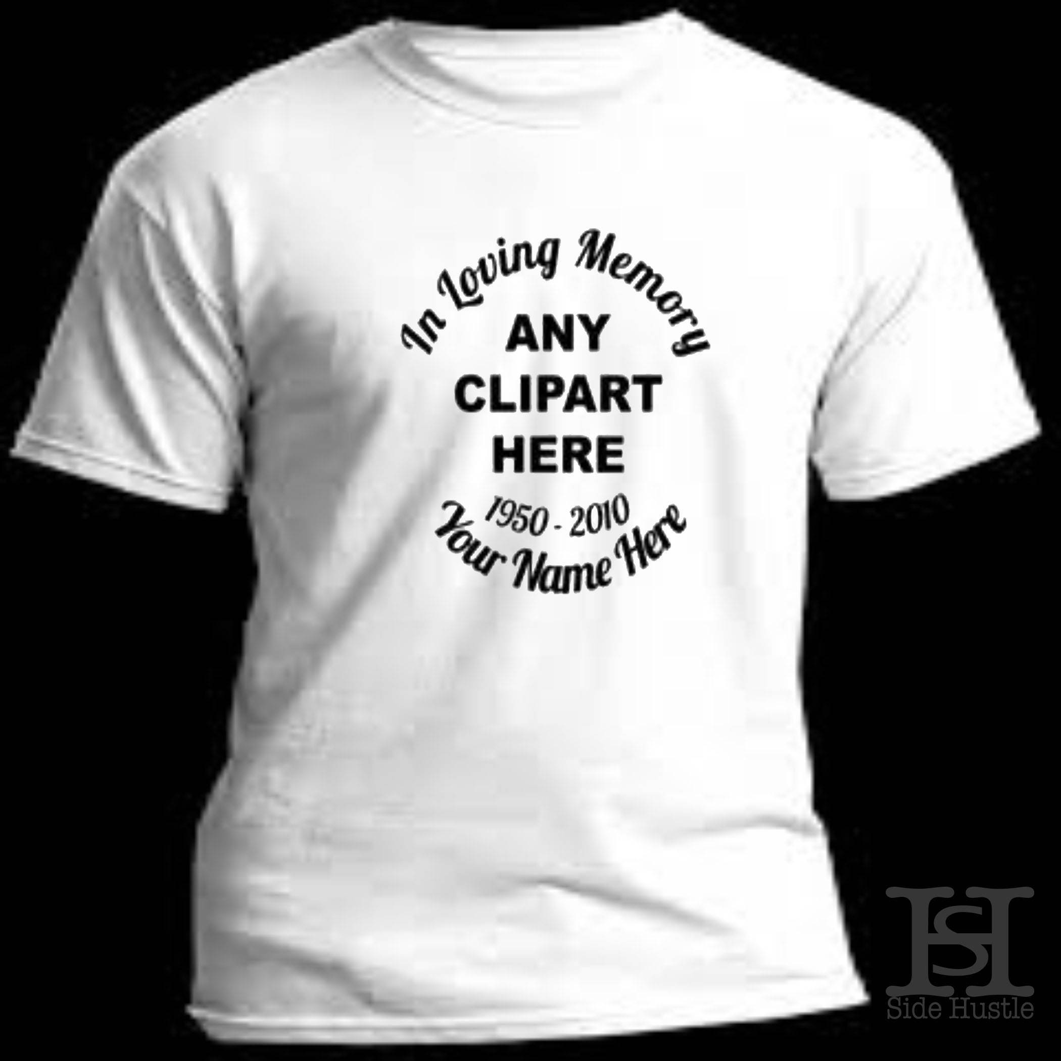 in loving memory photo t shirts