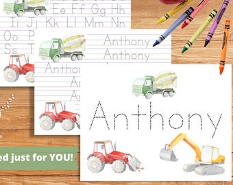 School Printable Handwriting DIGITAL | Letter Worksheet Writing Paper | Kids Worksheet Handwriting Practice | Letter Tracing | Homeschool