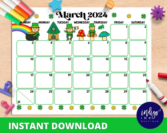 2025 March Calendar Pdf Online