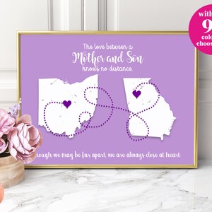 Personalized Mother's Day Gift Printable Art | Mother and Son | Mom Gifts from Son DIGITAL Print | Mom from Son | Mom and Child | Mom Son