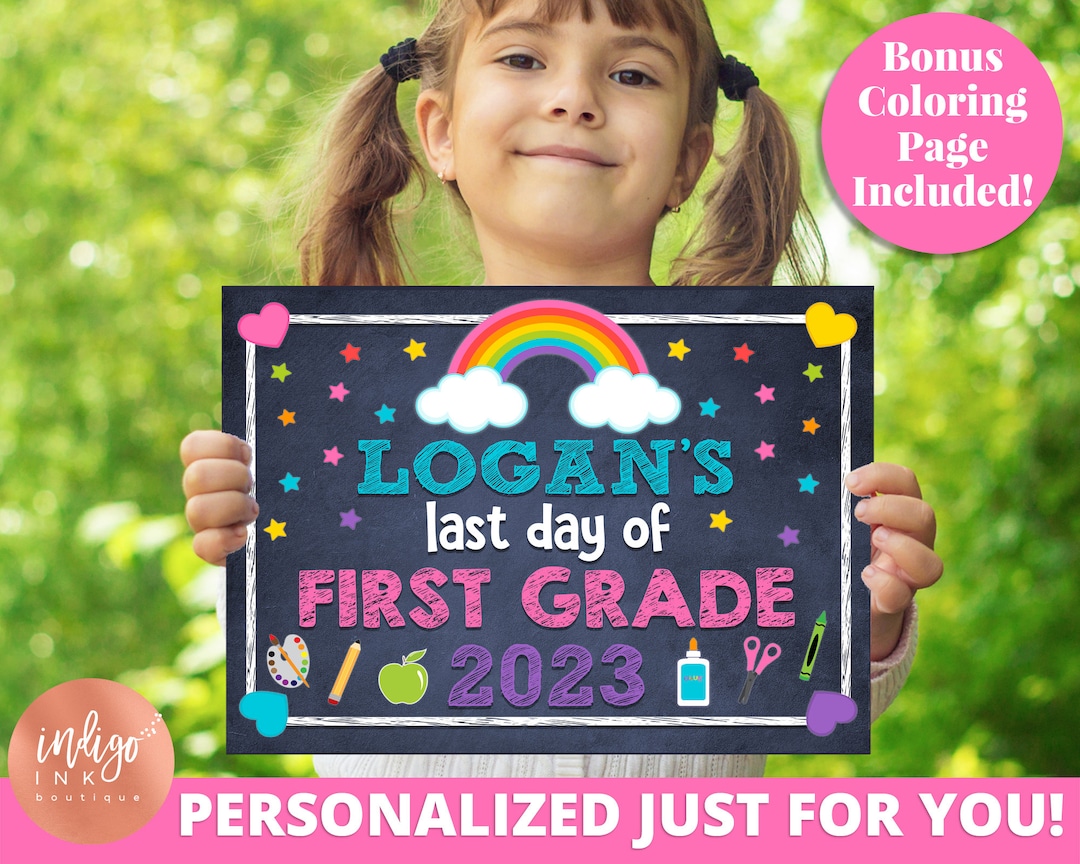 Free Personalized Last Day Of School Printable