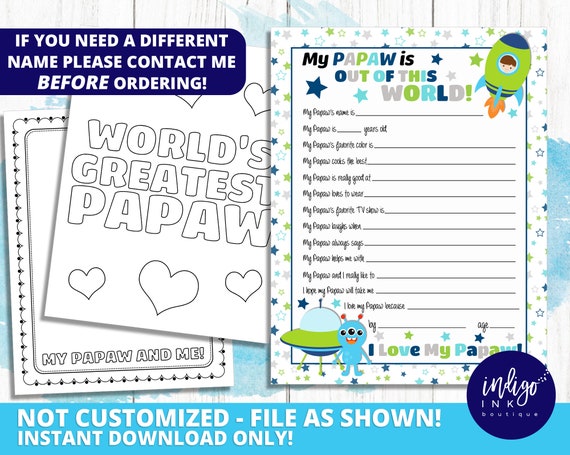 father's day gifts for papaw