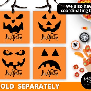 Halloween Water Bottle Labels INSTANT DOWNLOAD Halloween Party Water Bottle Wrapper Pumpkin Labels Bottle Stickers image 4