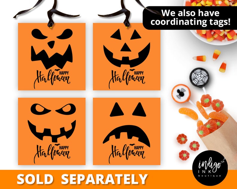 Halloween Water Bottle Labels INSTANT DOWNLOAD Halloween Party Water Bottle Wrapper Pumpkin Labels Bottle Stickers zdjęcie 4