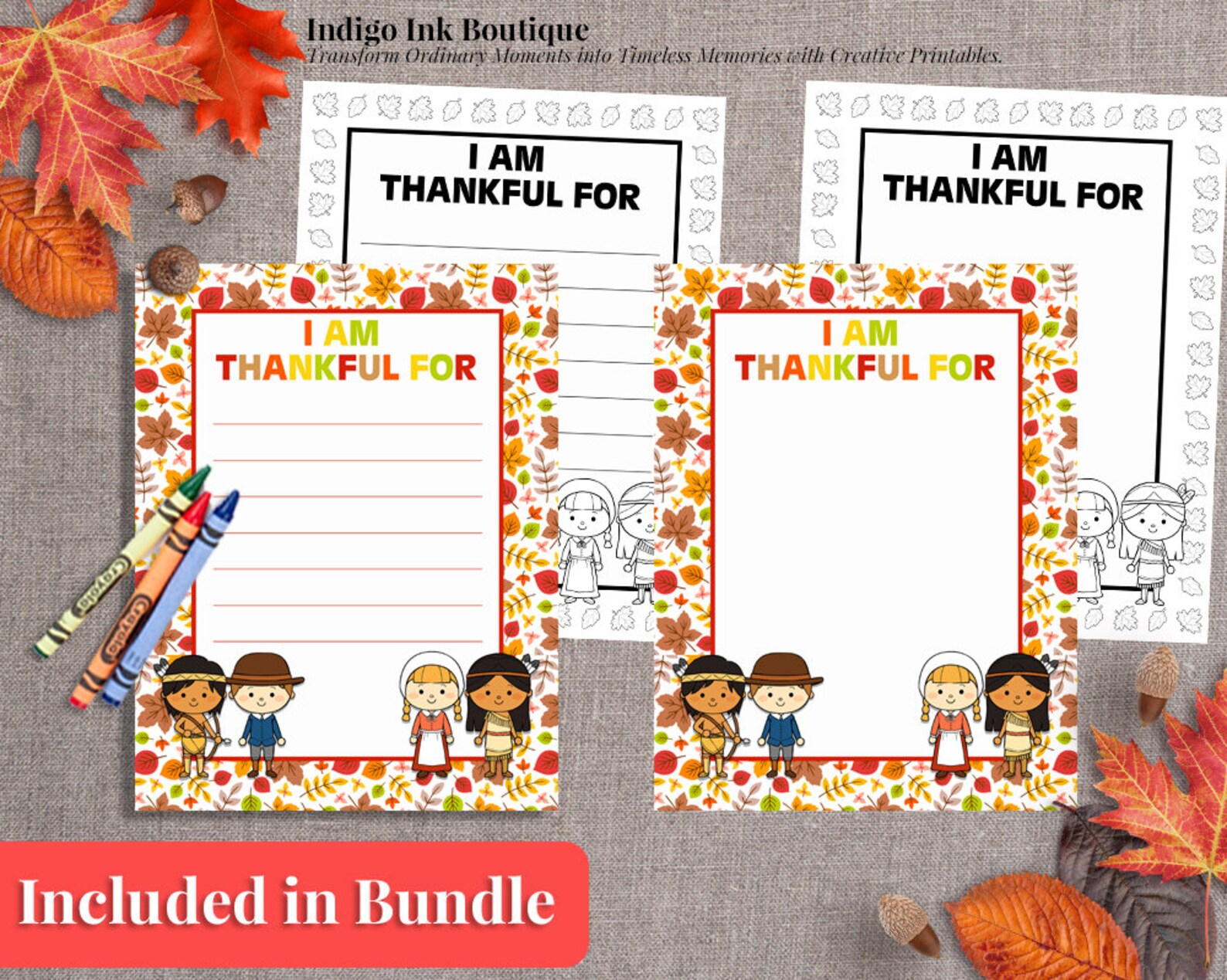 Kids Thanksgiving Games Printable Bundle 5 Thanksgiving | Etsy