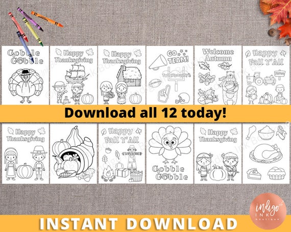 Kids Thanksgiving Coloring Pages  Thanksgiving Kids Activity