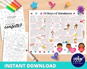 31 Days of Kindness Calendar INSTANT DOWNLOAD | Random Acts of Kindness Printable Calendar | Gratitude Calendar for Kids Il_170x135