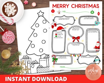 Christmas Letter Instant Download | Teacher Christmas Printable Letter | Teacher Gifts | Friend Gift | Teacher Appreciation | Coach Gift