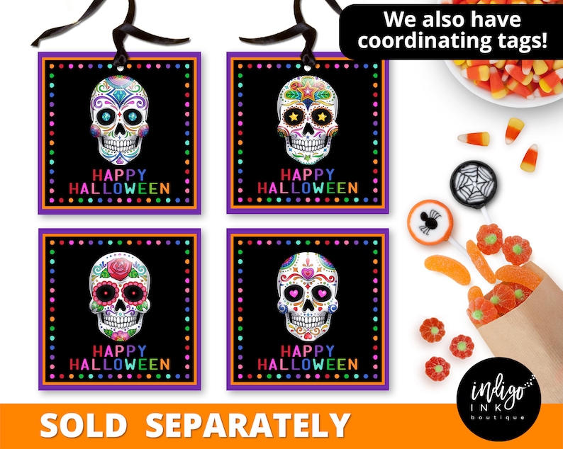 Day of the Dead Invitation DIGITAL DOWNLOAD Dia De Los Muertos Halloween Party Sugar Skull Halloween Invite Halloween Birthday image 5