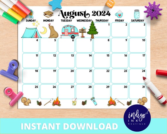 august-calendar-instant-download-monthly-planner-digital-calendar-kid-monthly-calendar-printable-organization-for-kids-pdf-calendar-etsy