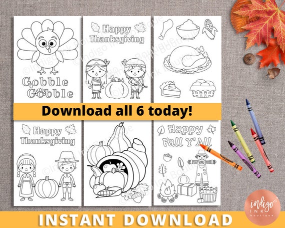 thanksgiving coloring pages  printables for kids