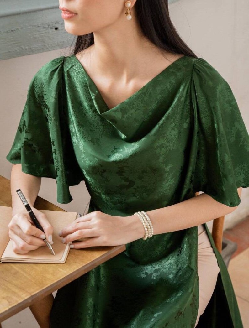 Green ao dai custom tailored