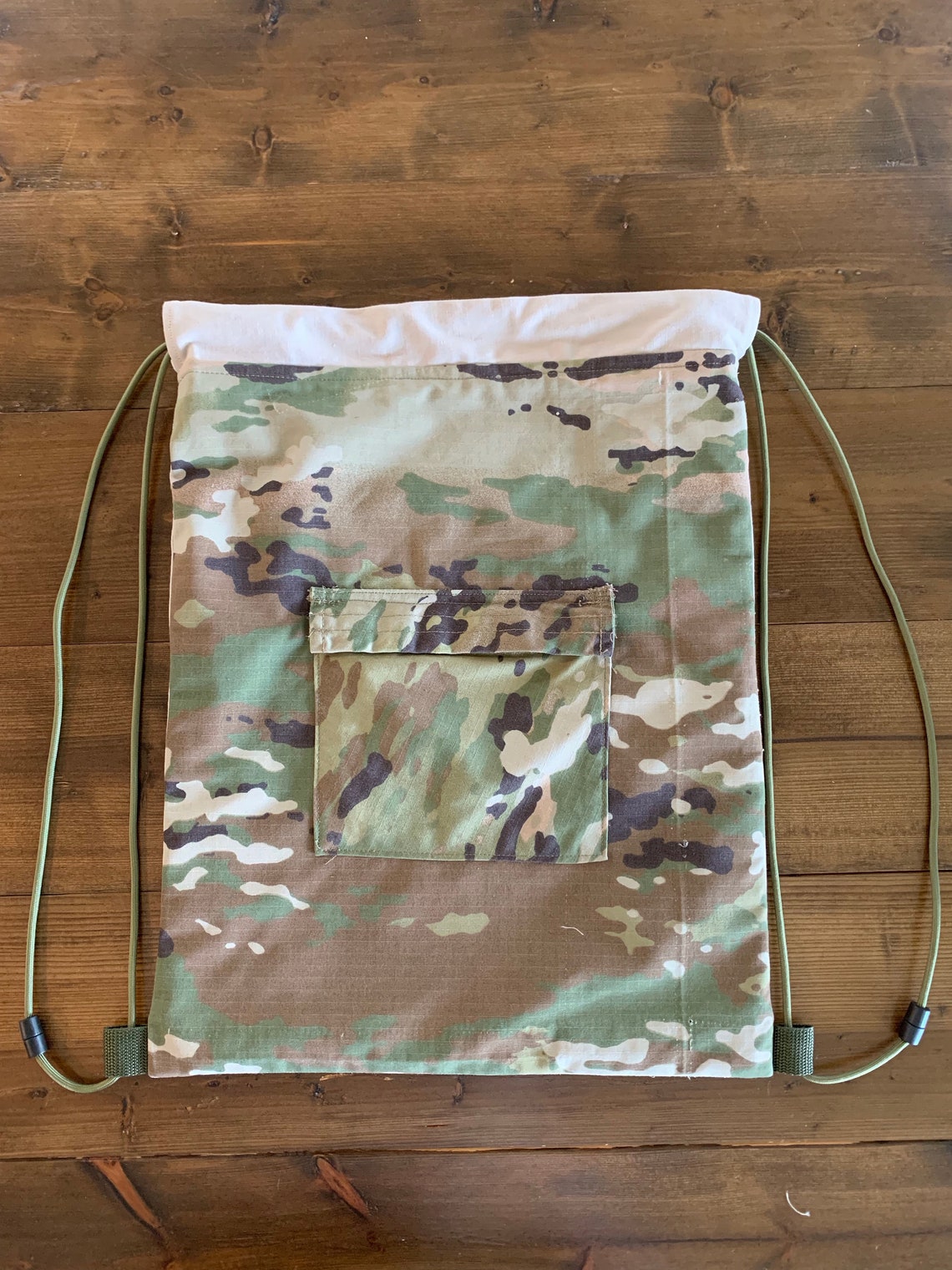 Military Uniform Drawstring Bag / Backpack / Gym Bag Etsy