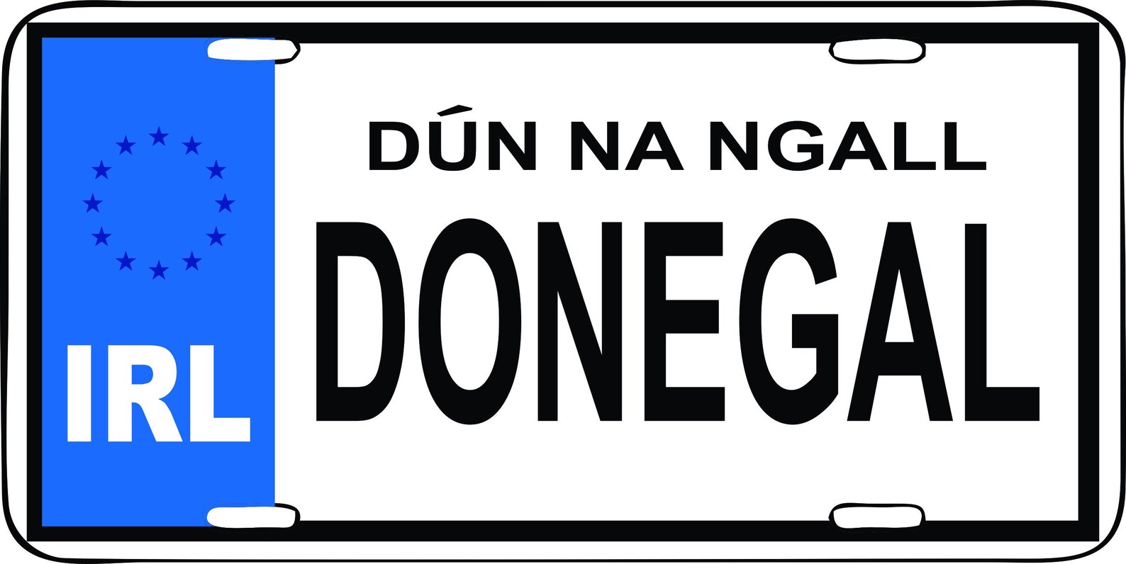 Custom License plate IRELAND Donegal Etsy