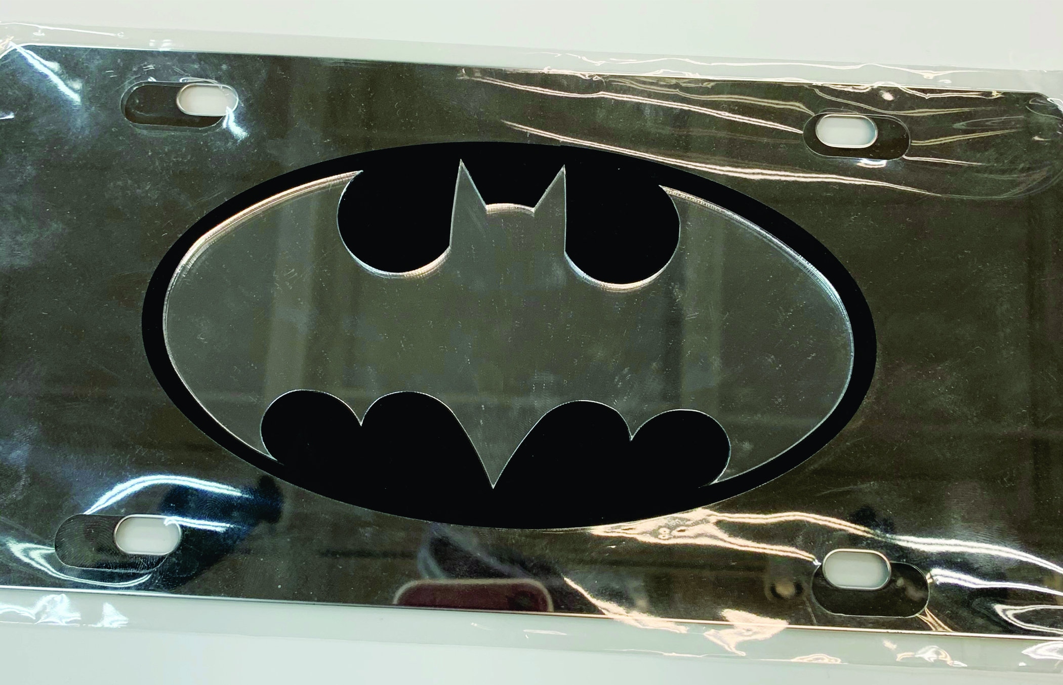 Custom Stainless Steel BATMAN License Plate Etsy