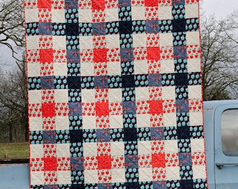 Homemade Picnic Plaid Quilt