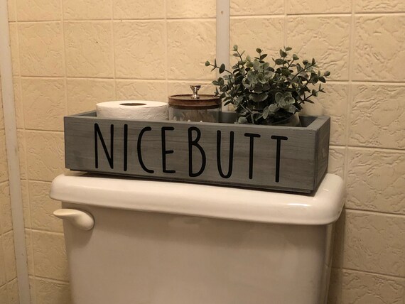 Nice Butt Bathroom Decor Bathroom Catch All Toilet Paper ...