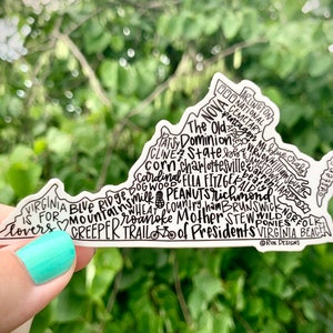 Virginia Sticker Virginia is for Lovers Souvenir Creeper Trail Sticker Virginia Souvenir Gift for Friend