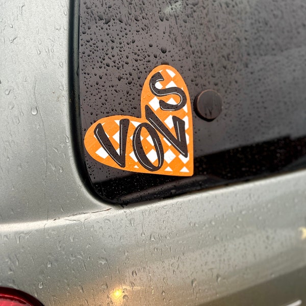 Vols Sticker | Tennessee Sticker | Car Decal | Laptop Sticker | Smokey Tennessee  Sticker | Waterproof Sticker