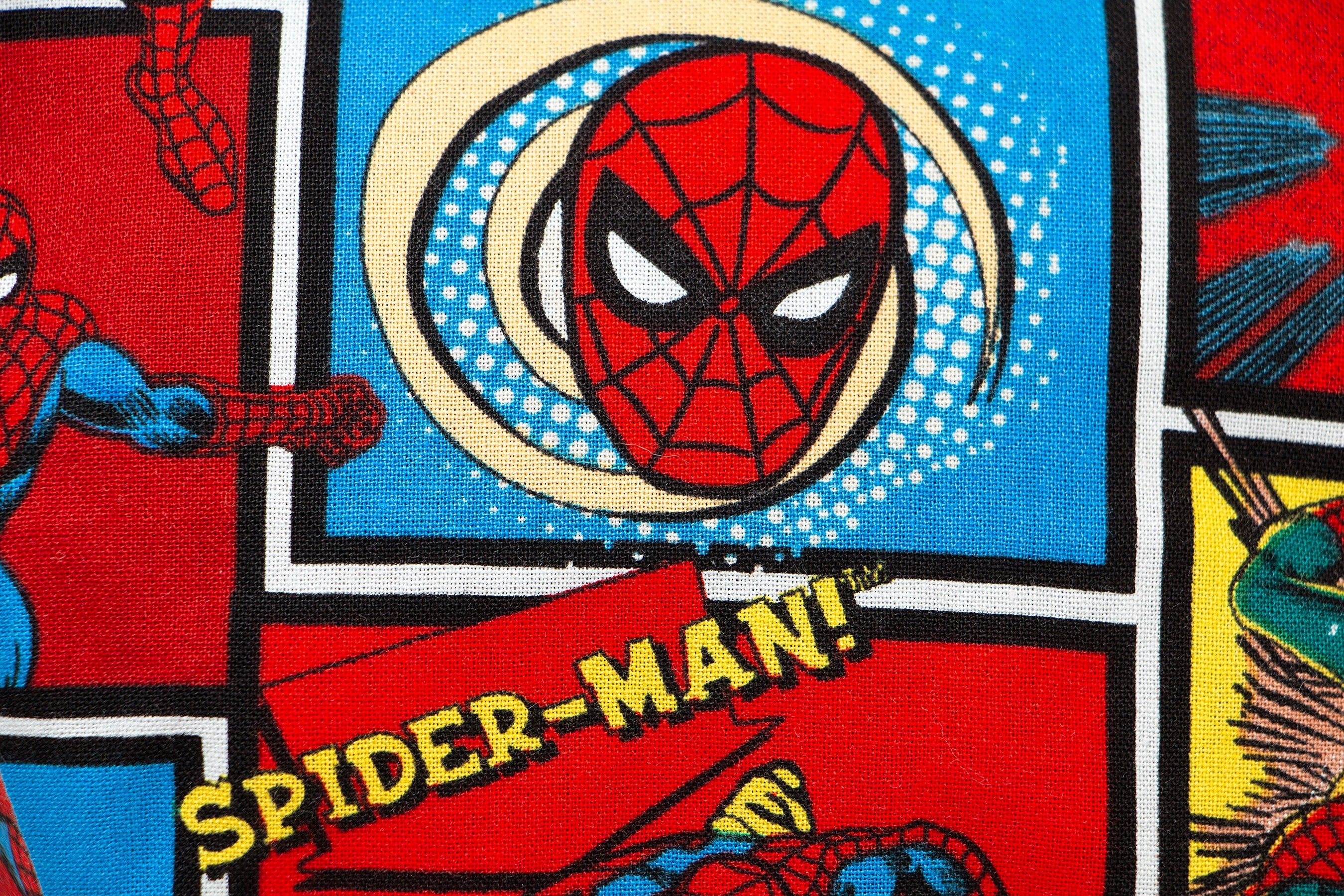 Spiderman Spider Geo Cotton Knit Fabric