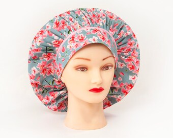 Cherry Blossom - Bouffant Scrub Hat